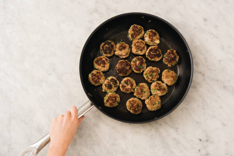 Cook the rissoles