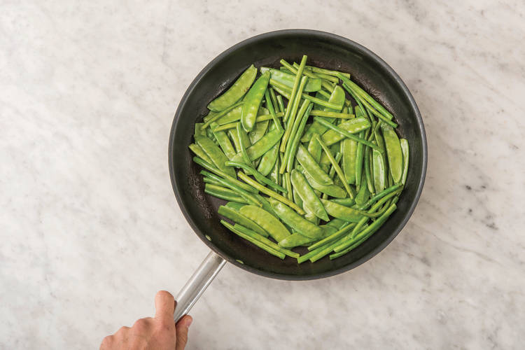 Cook the veggies
