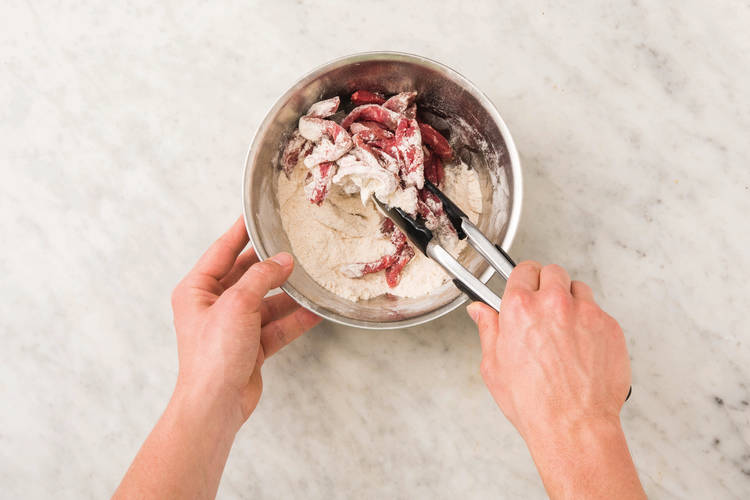 Add flavour to the beef
