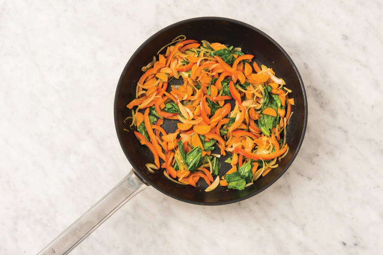 Cook the veg