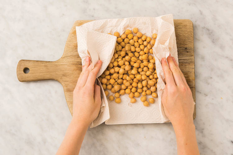 Bake the chickpeas