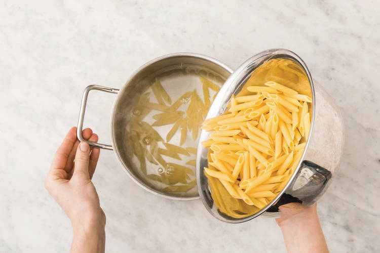 Cook the pasta