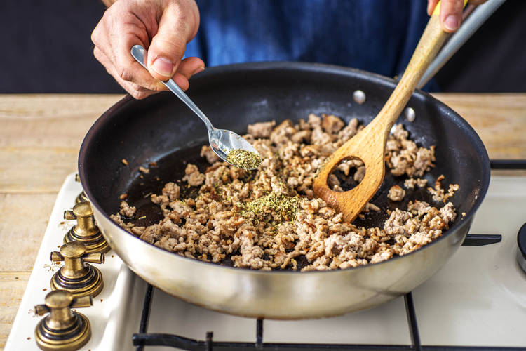 gehacktes anbraten