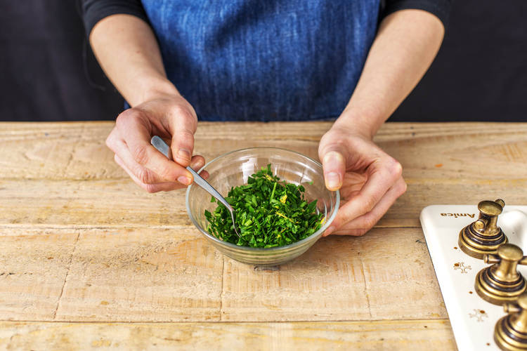 gremolata vorbereiten