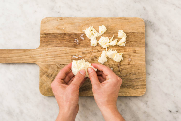 Mozarella zupfen