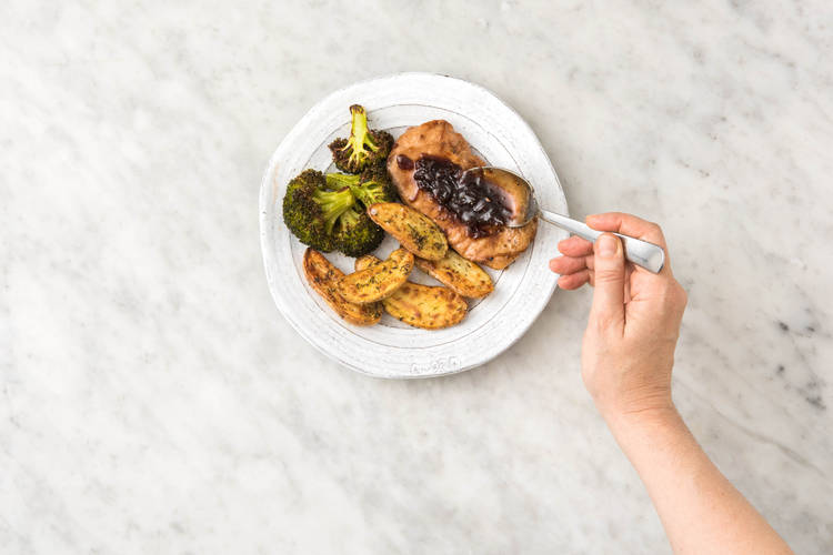 Glaze Pork and Serve