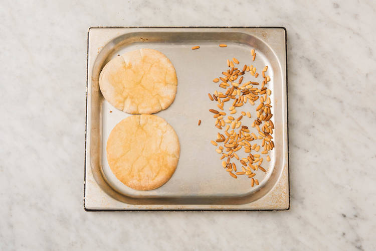 3 TOAST PITAS AND NUTS