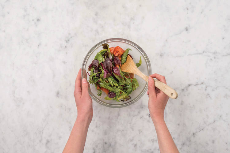 dress salad