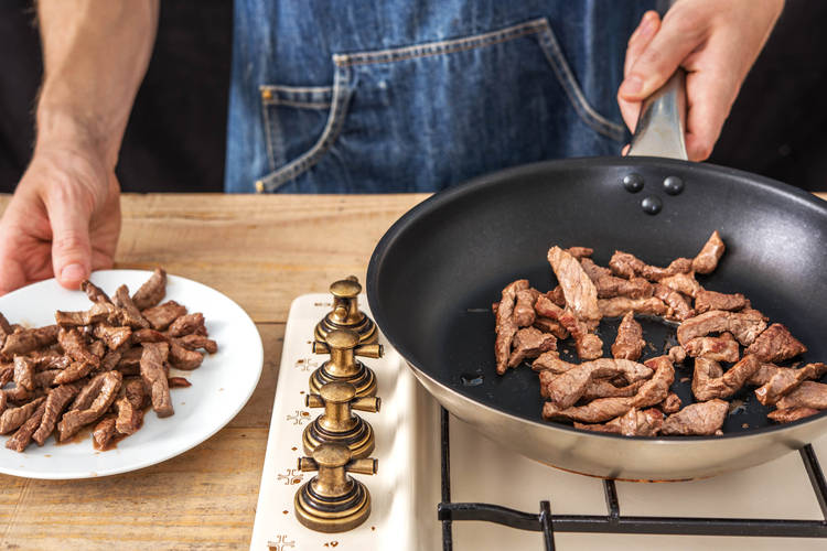Brown the Steak