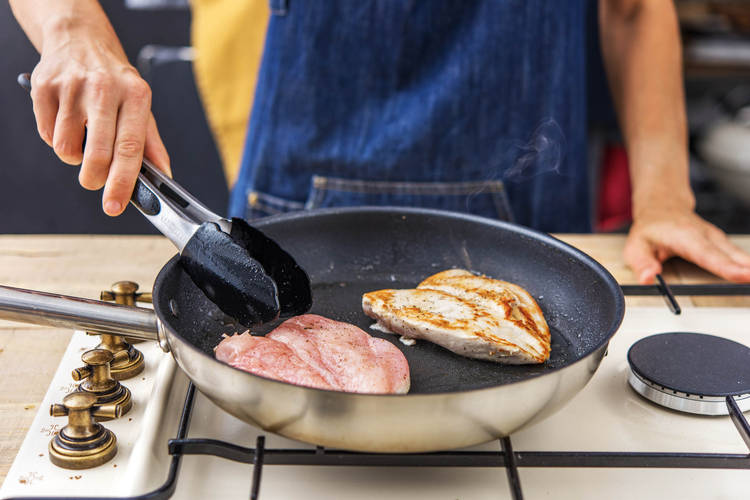 Pan-Fry the Chicken