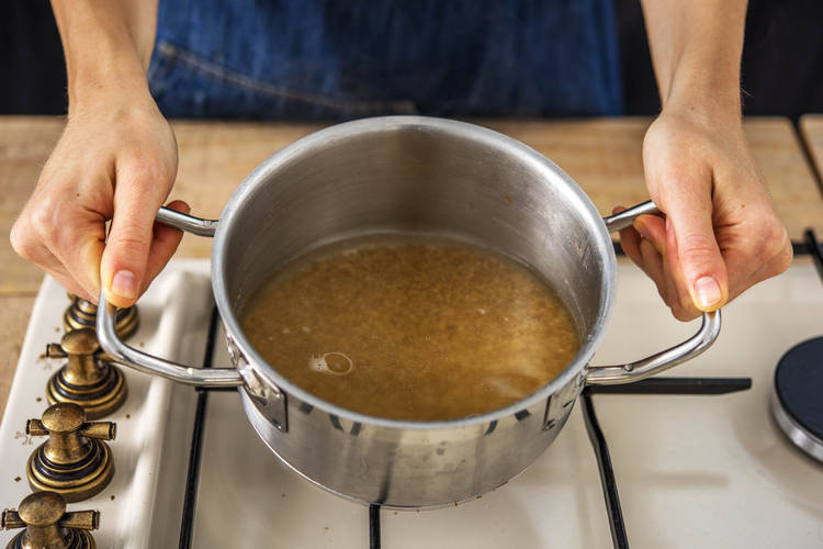 Cook the Bulgur Wheat