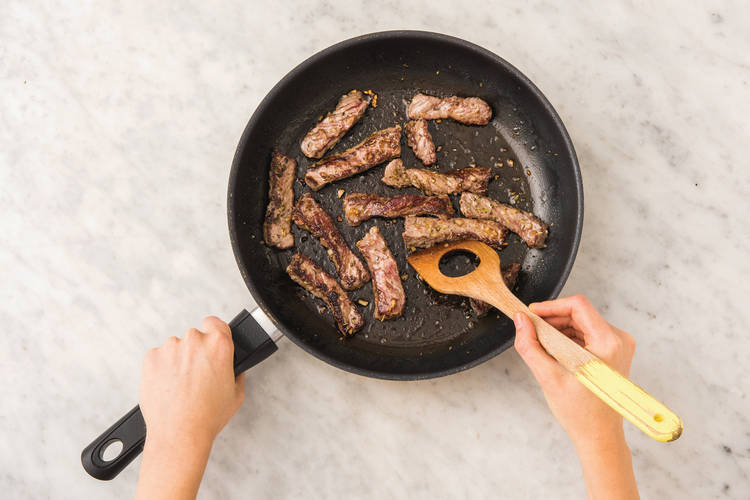 Cook the beef