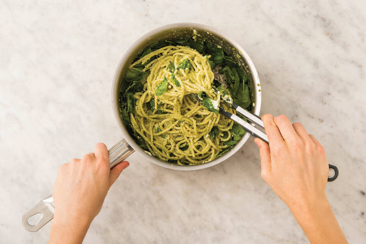 Add the spinach
