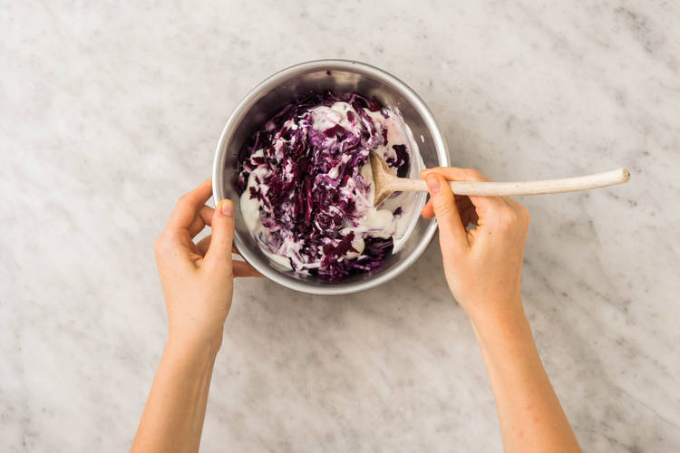 Coleslaw zubereiten