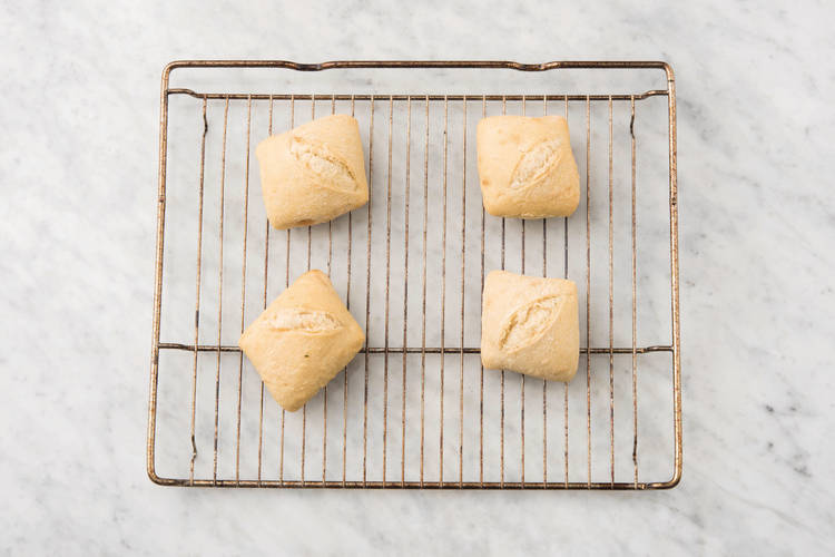 Warm the rolls