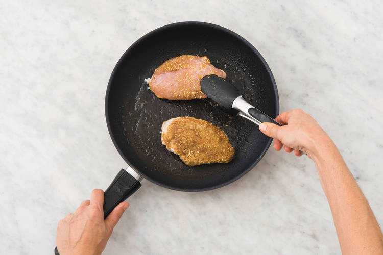 Cook the chicken