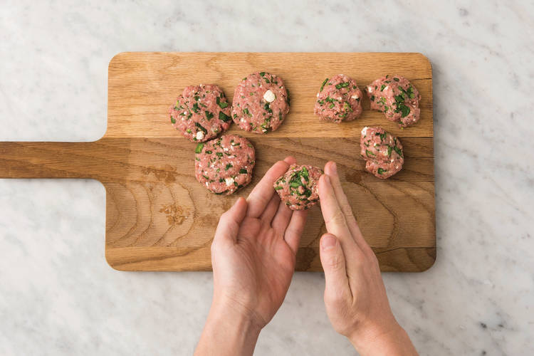 Make the meatballs