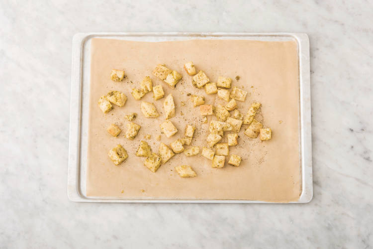 Make the croutons