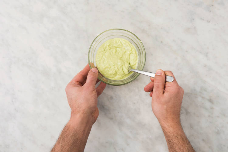 MAKE THE AVOCADO CREMA