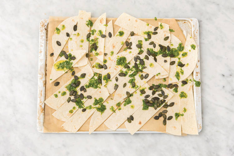 BAKE THE PITA CHIPS