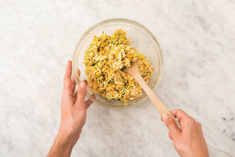 Make the fritter mixture