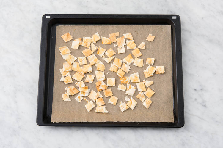 Bake the pita bread