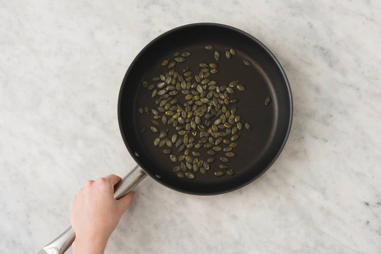 Toast the pepitas