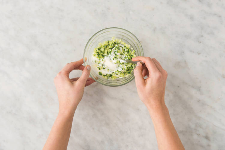 Make the tzatziki