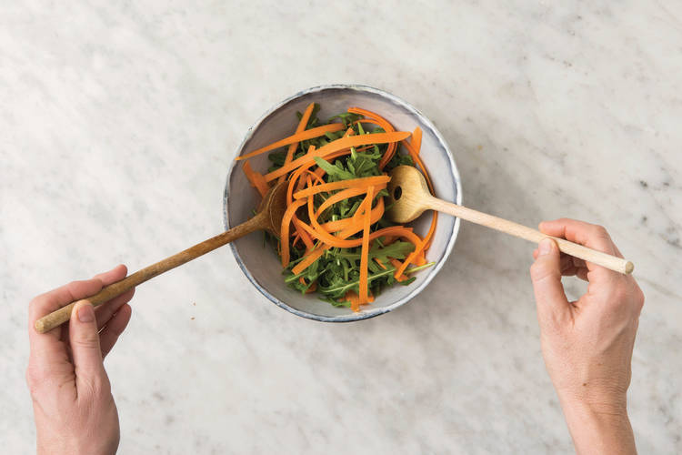 Make the rocket salad