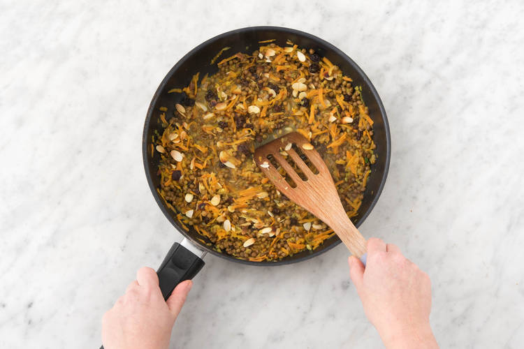 COOK THE LENTIL FILLING