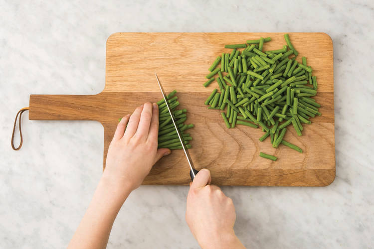 Soak the rice noodles