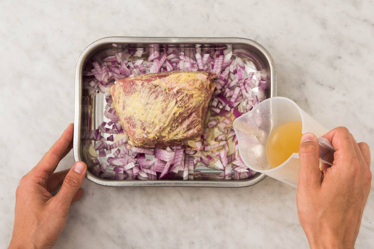 Braten backen
