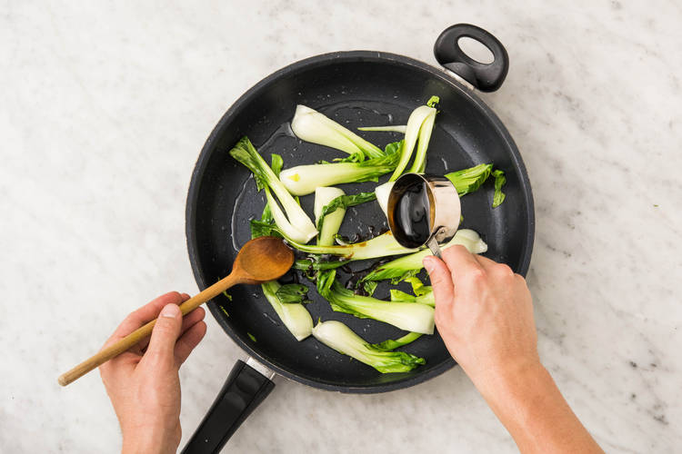 Pak Choi vorbereiten