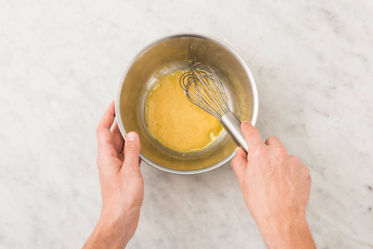 Préparaer le vinaigrette