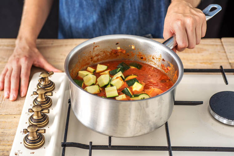Add the Courgette