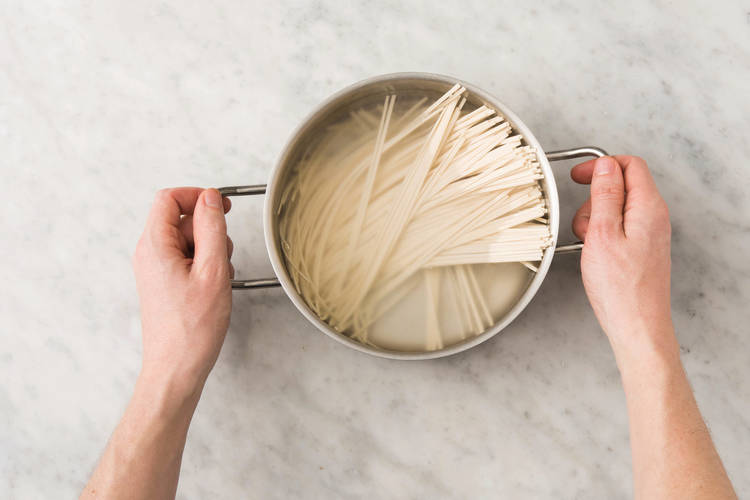 Cook the noodles