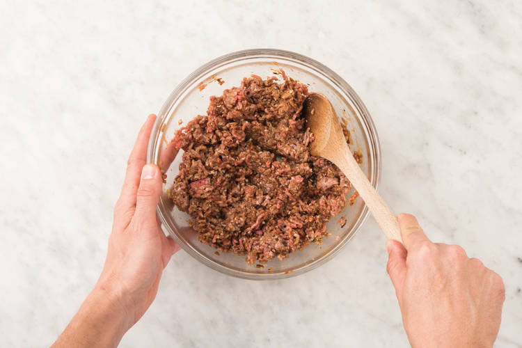 Add flavour to the beef