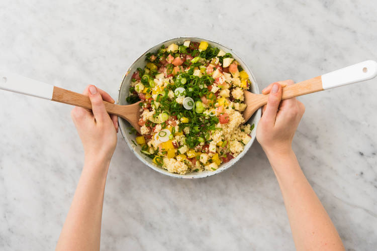 Salade mengen