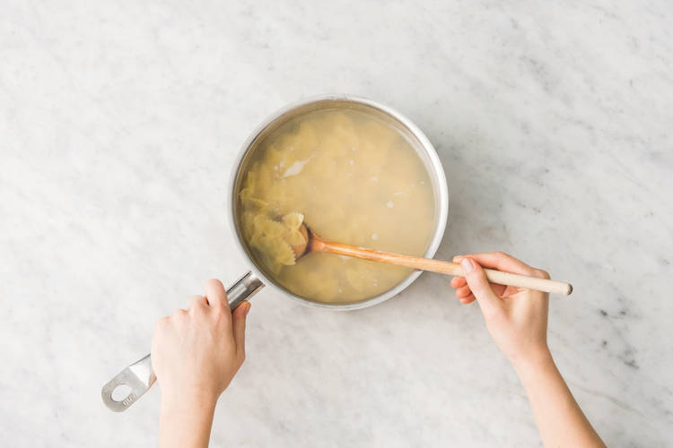 Cook the pasta