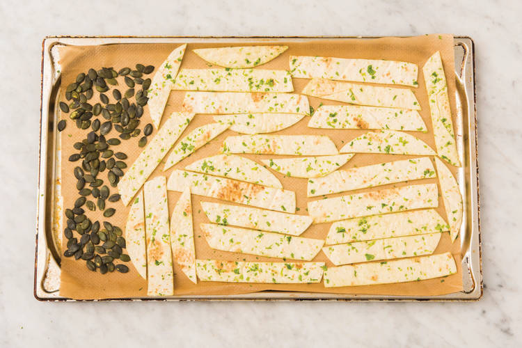 BAKE THE PITA CHIPS