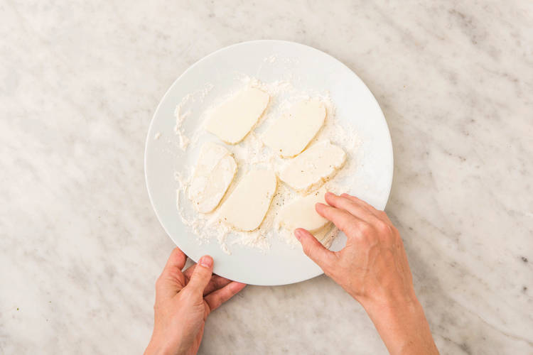 COAT THE HALOUMI