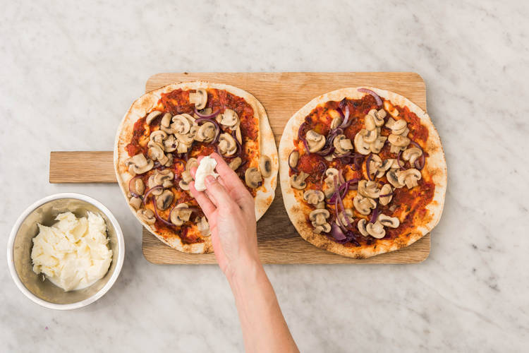 Préparer les pizzas