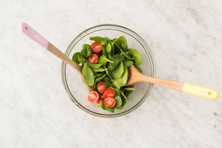 Préparer la salade