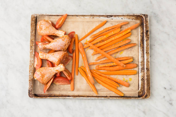 Disposer les ingrédients