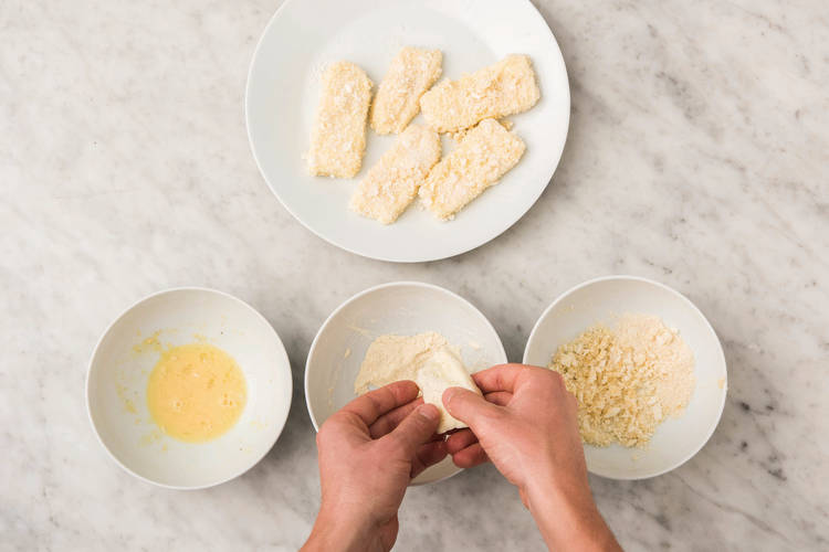 Crumb the haloumi