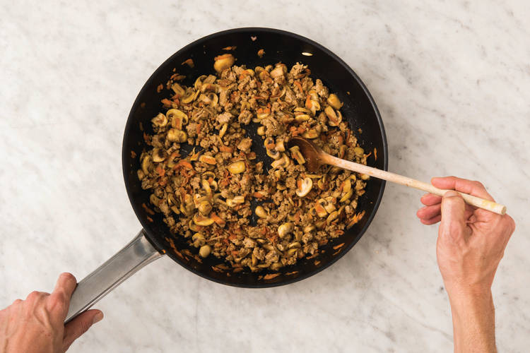 Add the veggies