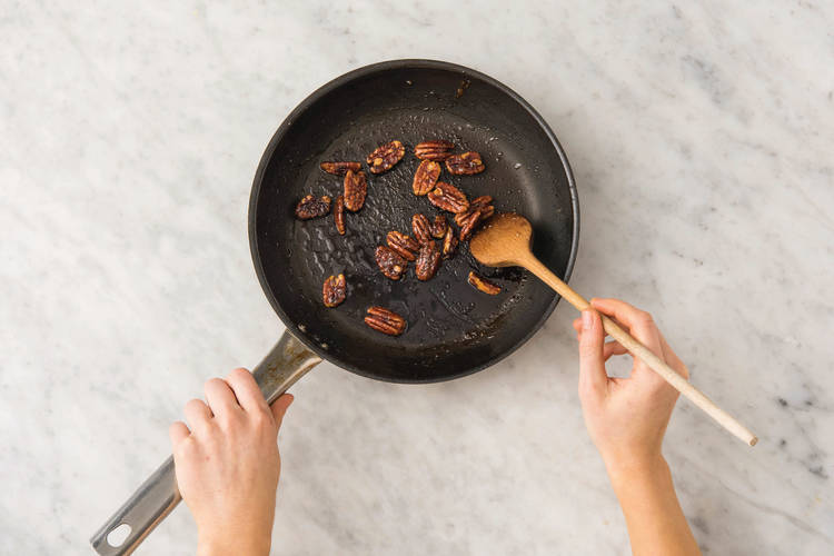 Candy the pecans