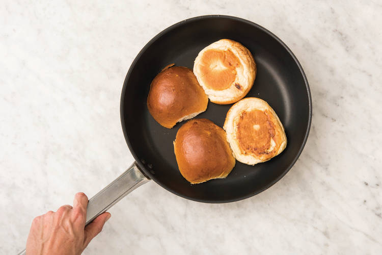 Heat the buns