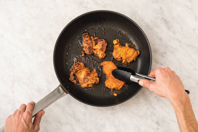 Cook the chicken