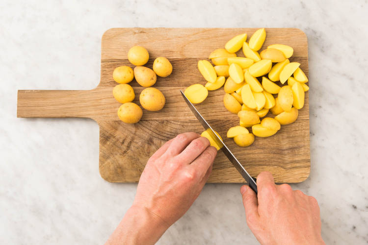 Aardappelen voorbereiden